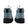 1stIreland Boots - Agnew Ancient Clan Tartan Crest Fleece Boots A7