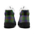 1stIreland Boots - Adam Clan Tartan Crest Fleece Boots A7
