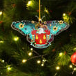 1stIreland Ornament - Perrott American Family Crest Custom Shape Ornament - Blue Butterfly A7 | 1stIreland