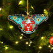 1stIreland Ornament - Petigru American Family Crest Custom Shape Ornament - Blue Butterfly A7 | 1stIreland
