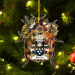 1stIreland Ornament - Bonvile of Glamorgan Welsh Family Crest Custom Shape Ornament - Ladybug A7 | 1stIreland