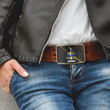 1stIreland Netherlands Belt Bucker - de Schepper Dutch Family Crest Belt Bucker A7
