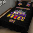Africa Zone Quilt Bed Set - Omega Psi Phi Coffin Dance Quilt Bed Set A35