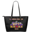 Africa Zone Leather Tote - Omega Psi Phi Coffin Dance Leather Tote | africazone.store
