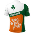 Ireland Three Leaf Clover Celtic Polo Shirts A35 | 1stIreland