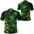1stireland Clothing - Saint Patrick Day Shamrock and Skull Polo Shirts A95 | 1stireland