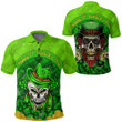 1stireland Clothing - Saint Patrick Day Skull And Shamrock Polo Shirts A95 | 1stireland