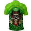 1stireland Clothing - Saint Patrick Day Skull And Shamrock Polo Shirts A95 | 1stireland