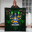 1stireland Quilt - Fennell or O Fennell Skull St Patrick A95