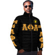 Getteestore Clothing - Alpha Phi Alpha - Eta Zeta Funck Chapter Padded Jacket A7 | Getteestore