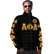 Getteestore Clothing - Alpha Phi Alpha - Rho Nu Lambda Chapter Padded Jacket A7 | Getteestore