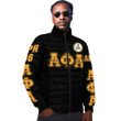 Getteestore Clothing - Alpha Phi Alpha - Rho Nu Chapter Padded Jacket A7 | Getteestore