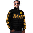 Getteestore Clothing - Alpha Phi Alpha - Xi Kappa Lambda Chapter Padded Jacket A7 | Getteestore