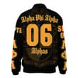 Getteestore Clothing - Alpha Phi Alpha - Phi Lambda Chapter Thicken Stand-Collar Jacket A7 | Getteestore