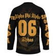 Getteestore Clothing - Alpha Phi Alpha - Omicron Mu Lambda Chapter Hockey Jersey A7 | Getteestore