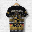 Getteestore T-shirt - Alpha Phi Alpha African Pattern Christmas T-shirt A31