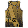 Africa Zone Clothing - Alpha Phi Alpha Letters Pattern Basketball Jersey A35 | Africa Zone