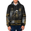 Africazone Clothing - Alpha Phi Alpha Motto Hooded Padded Jacket A35 | Africazone