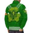 1stireland Clothing - Shamrock Circle Patrick's Day - Padded Jacket A95 | 1stireland