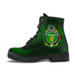 1stIreland Ireland Leather Boots - House of MACMANUS Irish Family Crest Leather Boots - Irish Celtic Shamrock A7 | 1stIreland