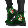 1stIreland Ireland Leather Boots - Russell Irish Family Crest Leather Boots - Irish  Shamrock A7