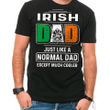 1stIreland Ireland T-Shirt - Hatfield Irish Family Crest Most Awesome Irish Dad 100% Cotton T-Shirt A7