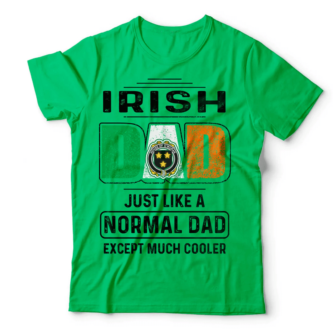1stIreland Ireland T-Shirt - House of O MORAN Irish Family Crest Most Awesome Irish Dad 100% Cotton T-Shirt A7 | 1stIreland