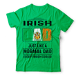 1stIreland Ireland T-Shirt - Sutton Irish Family Crest Most Awesome Irish Dad 100% Cotton T-Shirt A7 | 1stIreland