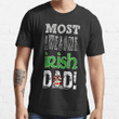 1stIreland Ireland T-Shirt - Samuels Irish Family Crest Most Awesome Irish Dad 100% Cotton T-Shirt A7 | 1stIreland