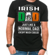 1stIreland Ireland T-Shirt - Quill Irish Family Crest Most Awesome Irish Dad 100% Cotton T-Shirt A7