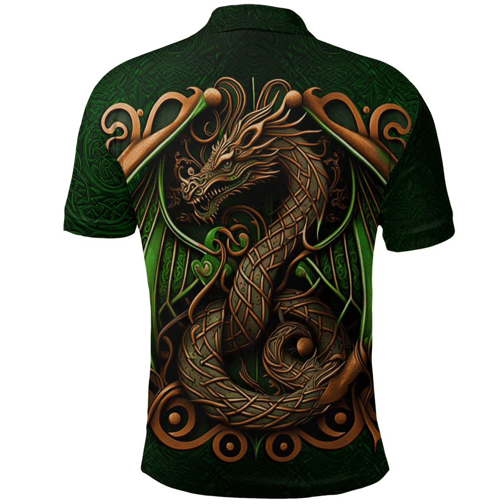 Polo Shirts - Celtic Dragon