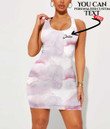 Women's Bodycon Dress - Alluring Pastel Pink A7 | 1stIreland