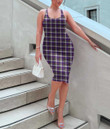 Women's Bodycon Dress - MacDonald Dress Modern Tartan A7