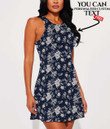 Women's Casual Sleeveless Dress - Small Flowers Best Style A7 | 1stIreland