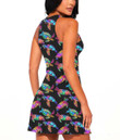Women's Casual Sleeveless Dress - Cute Little Turtle A7