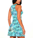 Women's Casual Sleeveless Dress - Jungalow and Hawaii Style A7