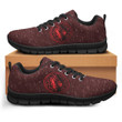 1stIreland Shoes - Celtic Dragon With Celtic Knot Red Sneaker A35