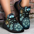 1stIreland Shoes - Celtic Wicca Occult Emblem of Witchcraft Sport Sneaker A35