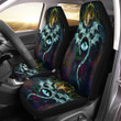 1stIreland Car Seat Cover - Celtic Wicca Occult Emblem of Witchcraft Car Seat Cover A35