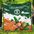 1stIreland Premium Quilt - Ireland Patrick Day's Leprechaun Premium Quilt A35