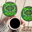 1stireland Coasters (Sets of 6) -  Ireland Celtic Irish Shamrock Coasters | 1stireland

