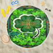 1stireland Beach Blanket -  Ireland Celtic Irish Shamrock Beach Blanket | 1stireland
