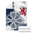 1stireland Premium Blanket -  Premium Blanket Scottish Celtic Cross A35