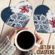 1stireland Coasters (Sets of 6) - Coasters Scottish Celtic Cross A35