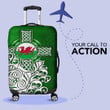 1stireland Luggage Covers -  Luggage Covers Wales Celtic - Welsh Dragon Flag with Celtic Cross A35