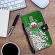 1stireland Wallet Phone Case -  Wallet Phone Case Wales Celtic - Welsh Dragon Flag with Celtic Cross A35
