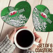 1stireland Coasters (Sets of 6) - Coasters Wales Celtic - Welsh Dragon Flag with Celtic Cross A35