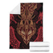 1stireland Premium Blanket -  Premium Blanket Celtic Dragon Dragon Sword, Cross Patterns A35