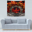 1stireland Tapestry -  Tapestry Celtic Dragon Shoulder Fire Dragon Red A35