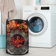 1stireland Laundry Hamper -  Celtic Dragon Shoulder Fire Dragon Red Laundry Hamper | 1stireland
